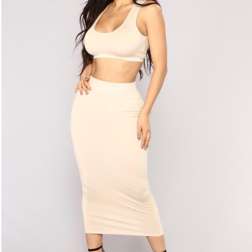 Brand new matching top and skirt set